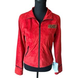 Houston Rockets NBA 4 Her Jacket Red NWT Womens Medium Zip